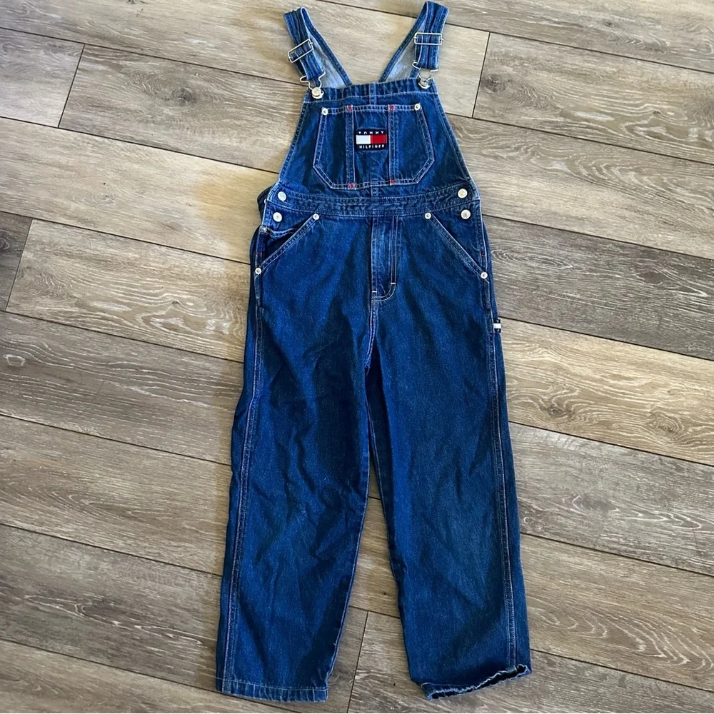 Tommy Hilfiger Kids Overalls Flag Logo - Picture 2 of 6